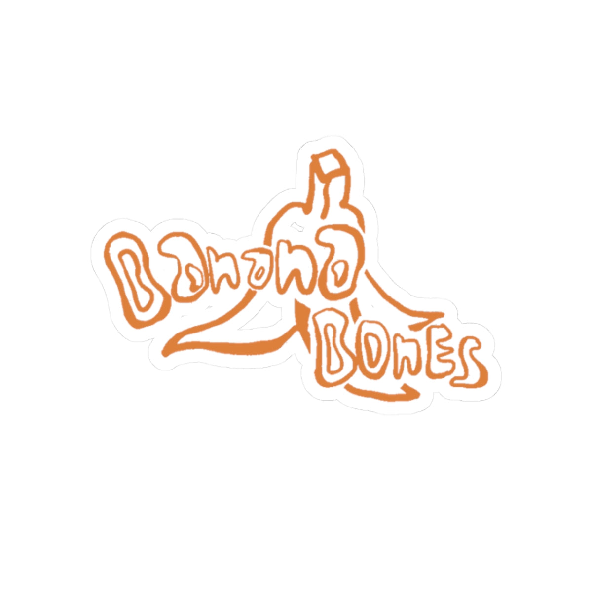 Banana Bones Logo Sticker