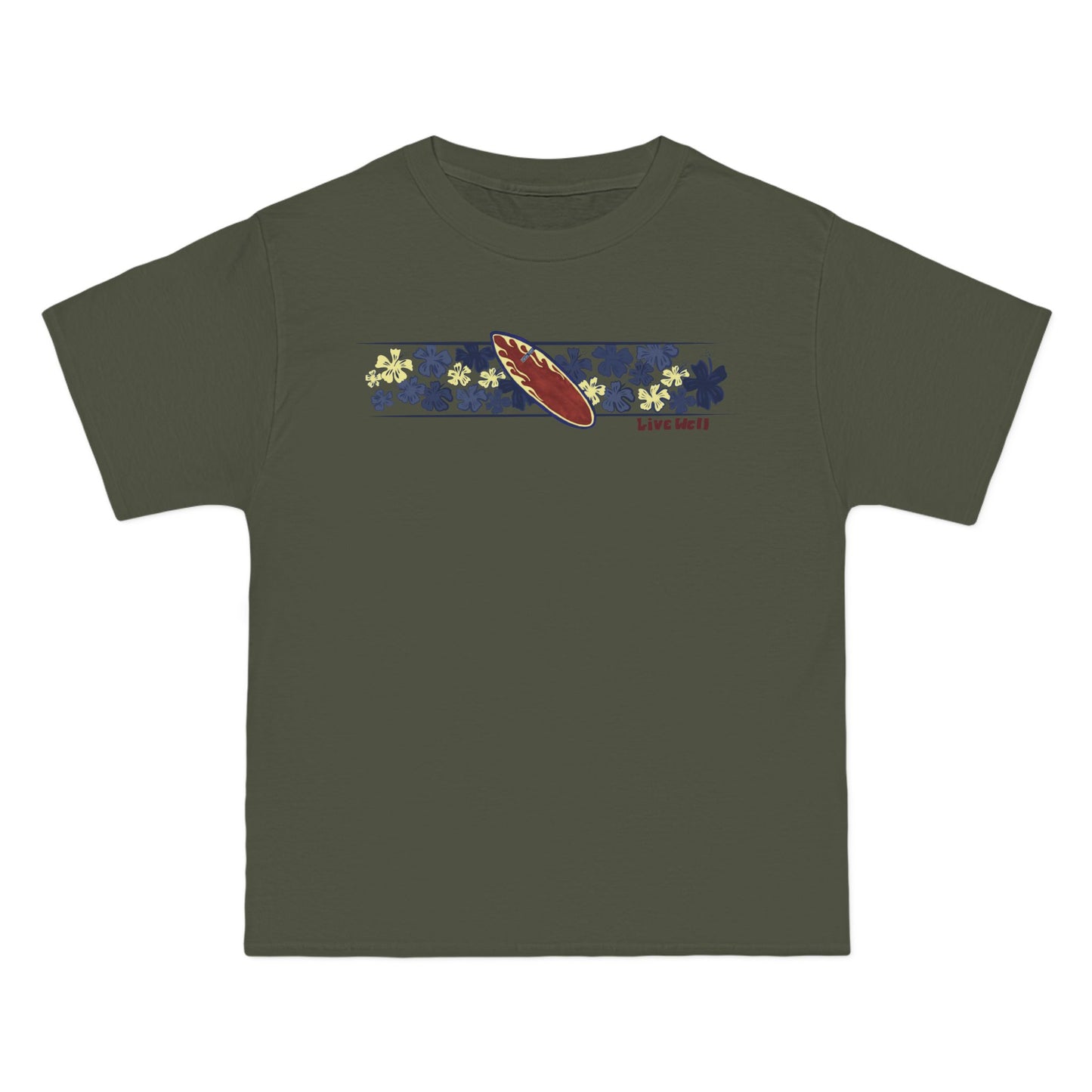 "Live Well" Surf Tee